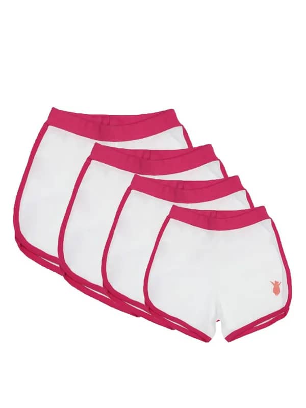 Madagascar3 Girls White Shorts