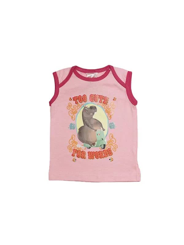 Madagascar3 Pink Girls Innerwear Vest