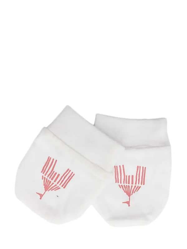 Madagascar 3 Infant Girls White Mittens