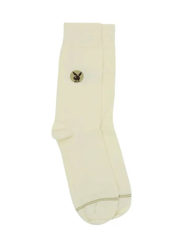Playboy Men Cream Socks