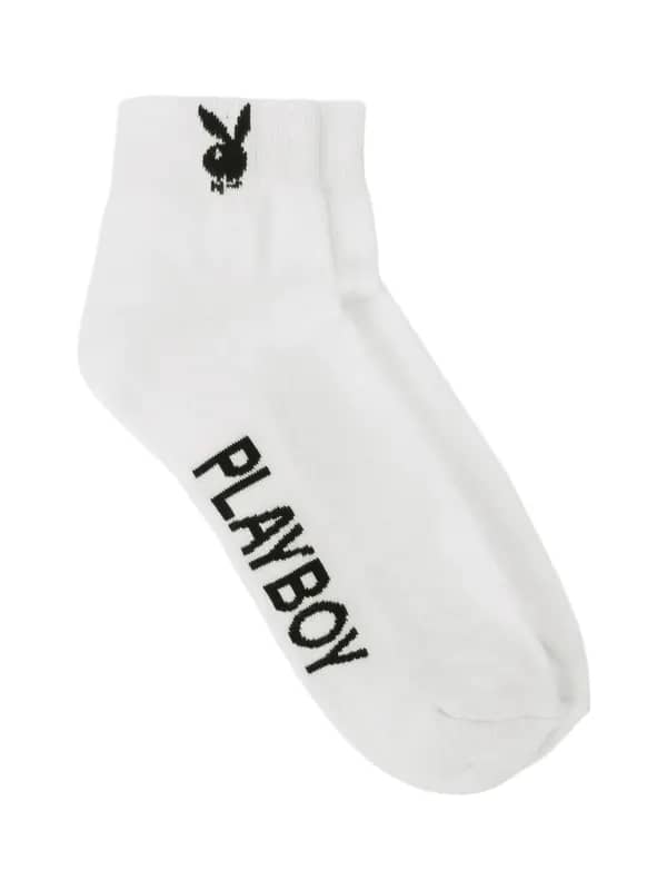Playboy Men White Socks