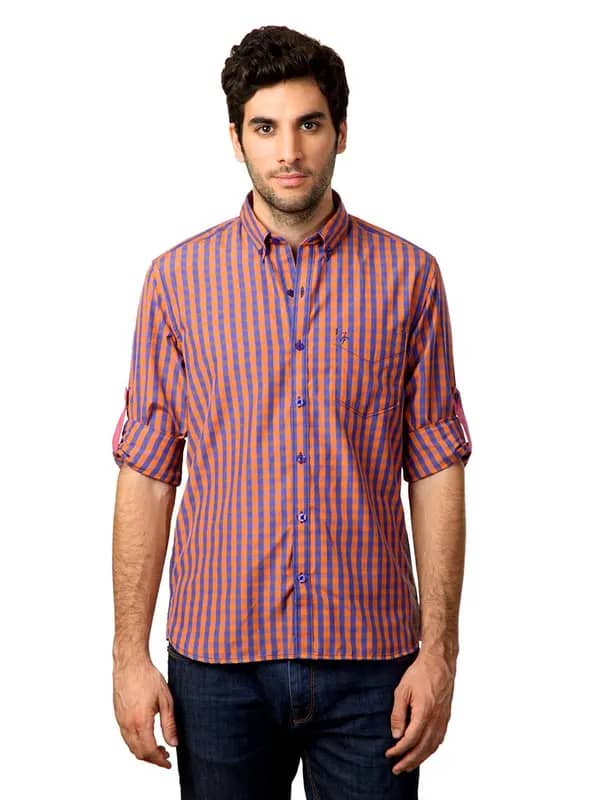 John Players Men Retro Beat Blue Shirt