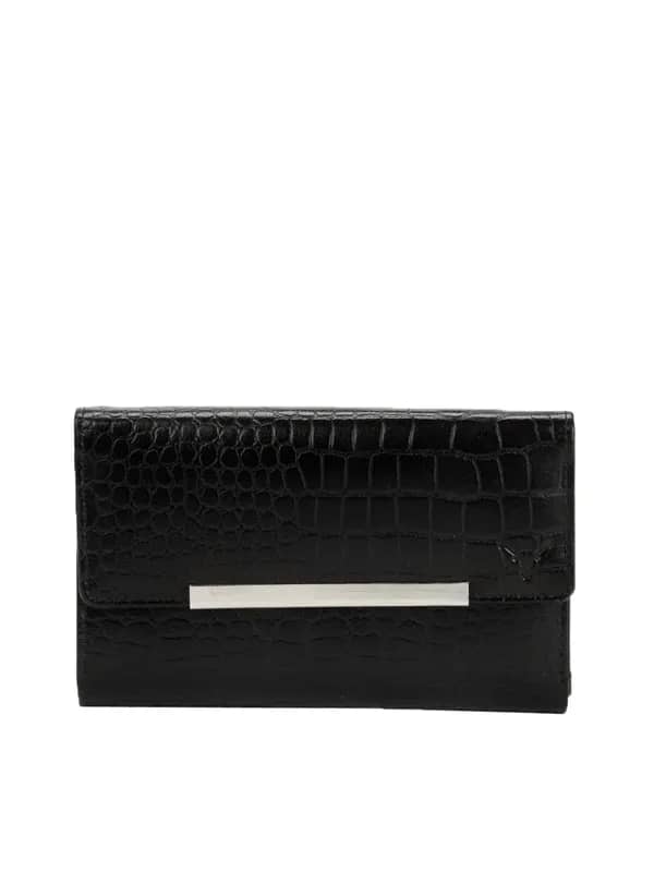 Hidekraft Women Black Wallet