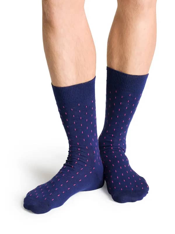 Happy Socks Unisex Navy Blue Socks