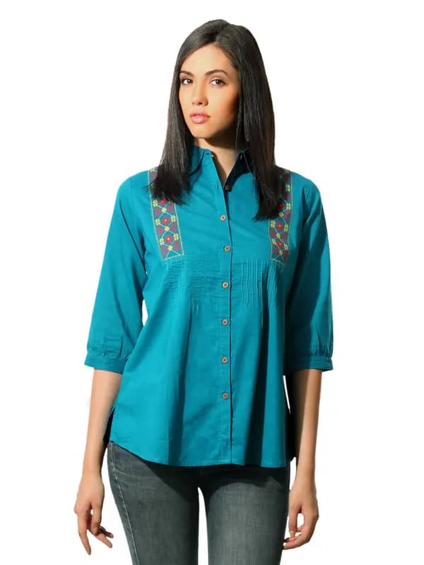 Mineral Women Teal Tunic