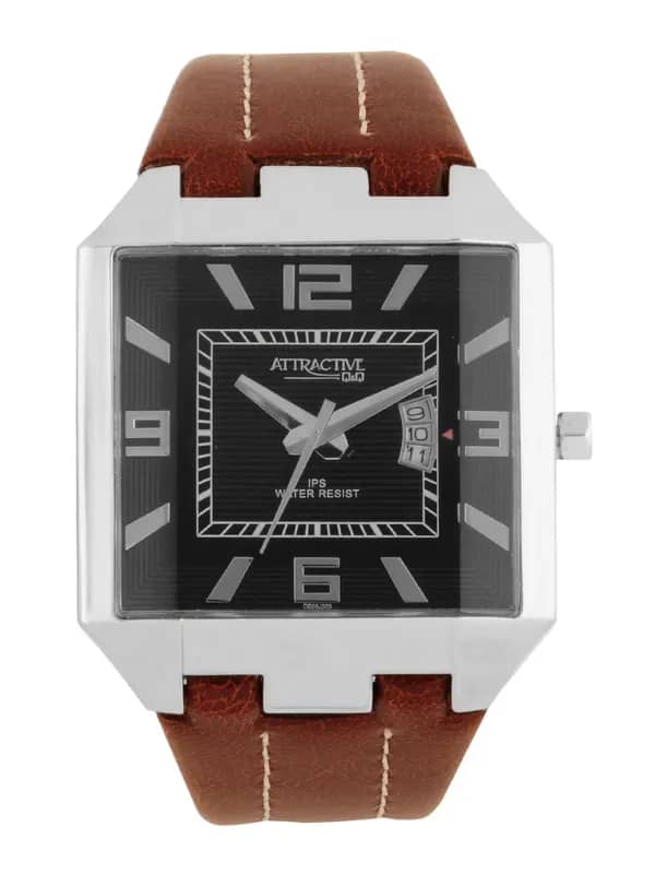 Q&Q Men Black Dial Watch