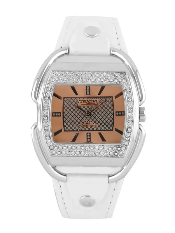 Q&Q Women Bronze Dial Watch