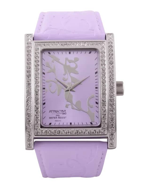 Q&Q Women Lavender Dial Watch