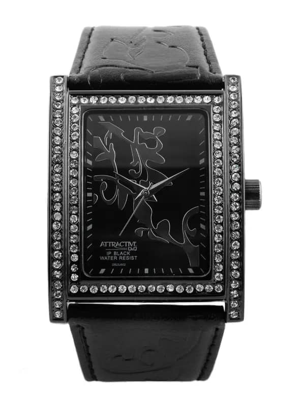 Q&Q Women Black Watch