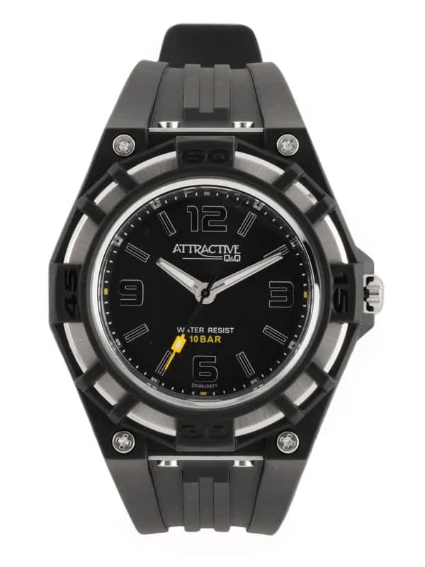Q&Q Men Black Watch