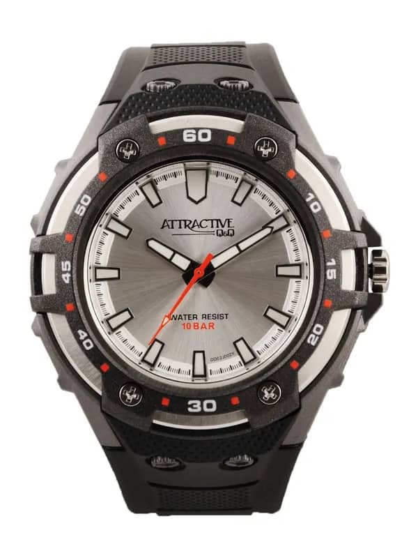 Q&Q Men Silver Dial Watch
