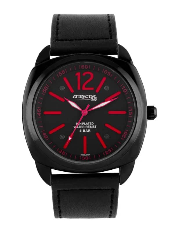 Q&Q Men Black Watch