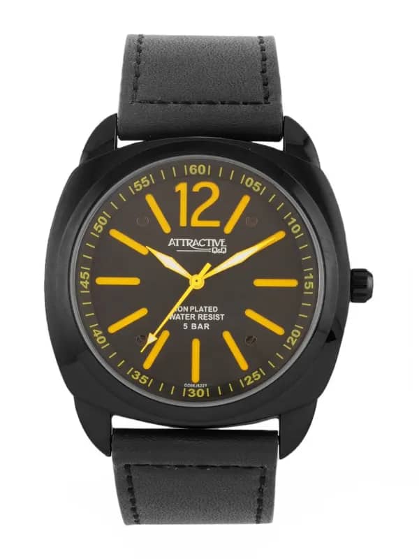 Q&Q Men Black Dial Watch