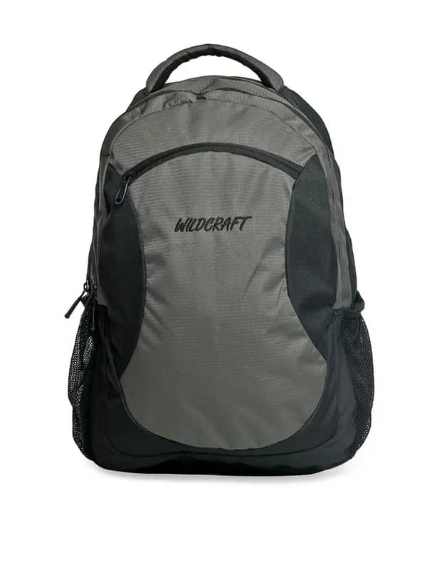 Wildcraft Unisex Black & Grey Backpack