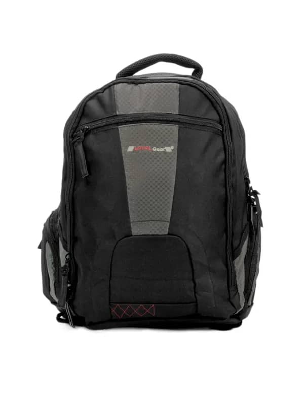 Vital Gear Unisex Techno Black Backpack