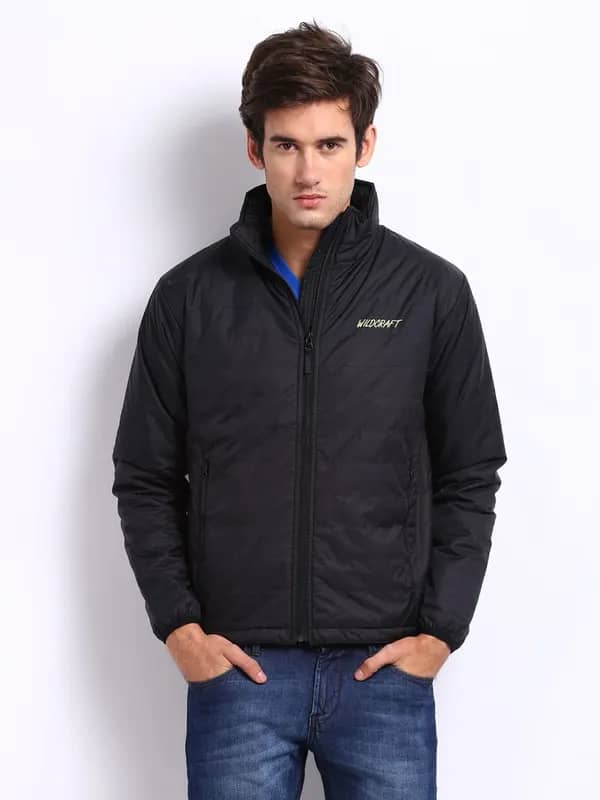 Wildcraft Men Black Husky Jacket