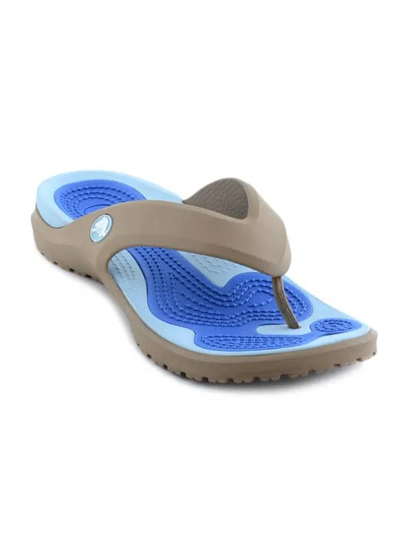 Crocs Unisex Modi Flip Khaki Sky Blue Flip Flop