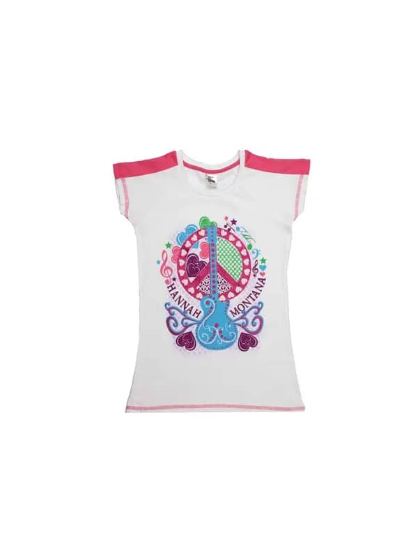 Hannah Montana Girls White Top