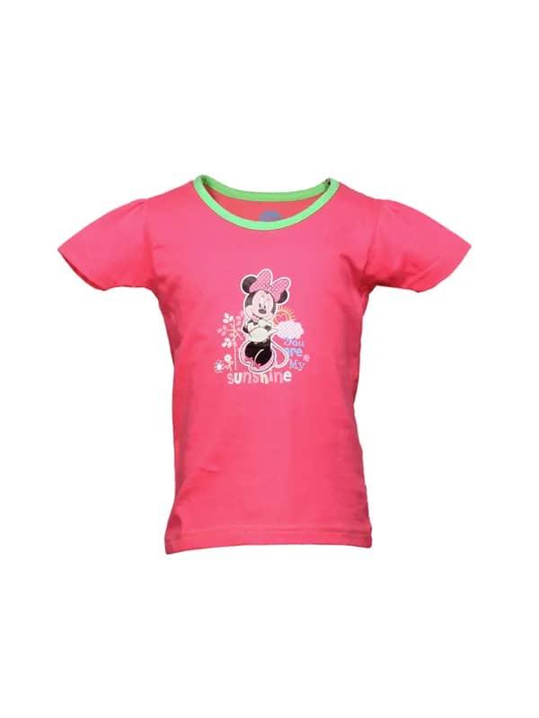 Disney Kids Girl's Pink Minnie Sunshine Kidswear