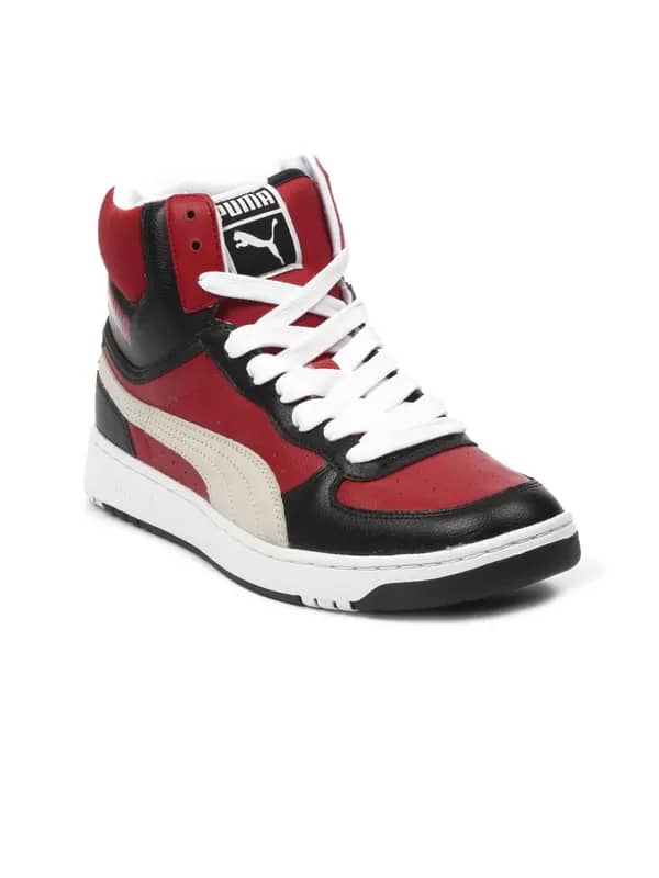 Puma Men Red Contest Hi Shoes