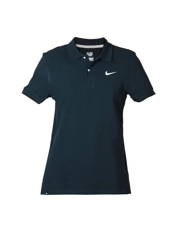 Nike Men Polo Navy Blue T-shirt
