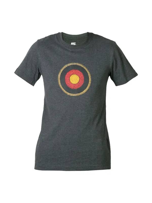 Nike Men Printed Grey T-shirt