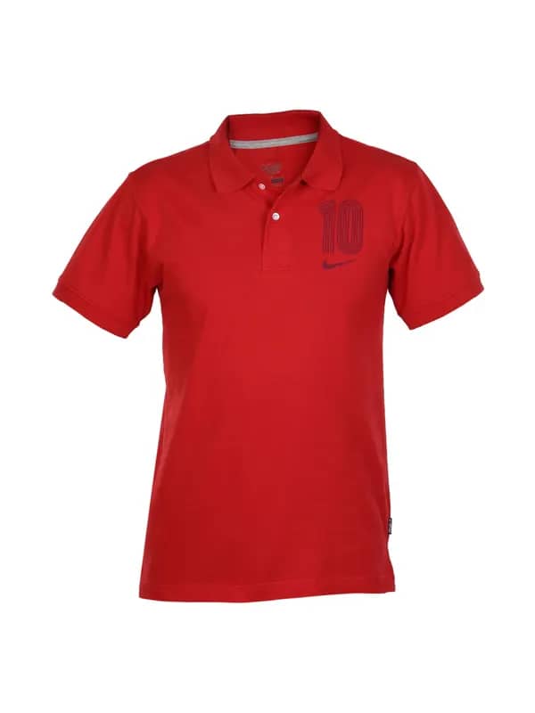Nike Men Red Polo T-shirt