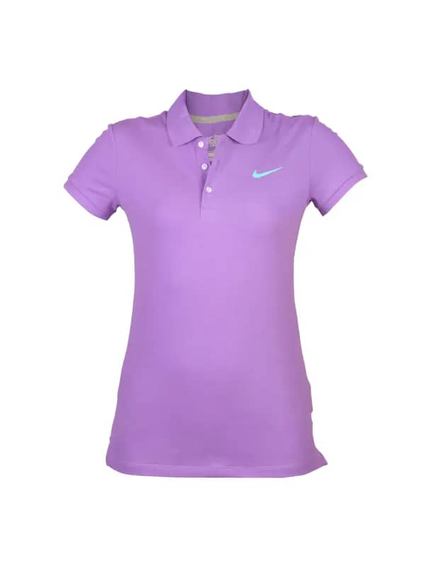 Nike Women Purple Polo T-shirt