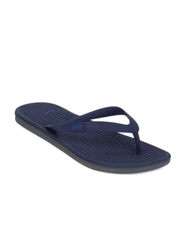 Nike Men Blue Flip Flops