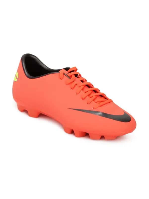 Nike Men Mercurial Victory III HG-V Orange Sports Shoes