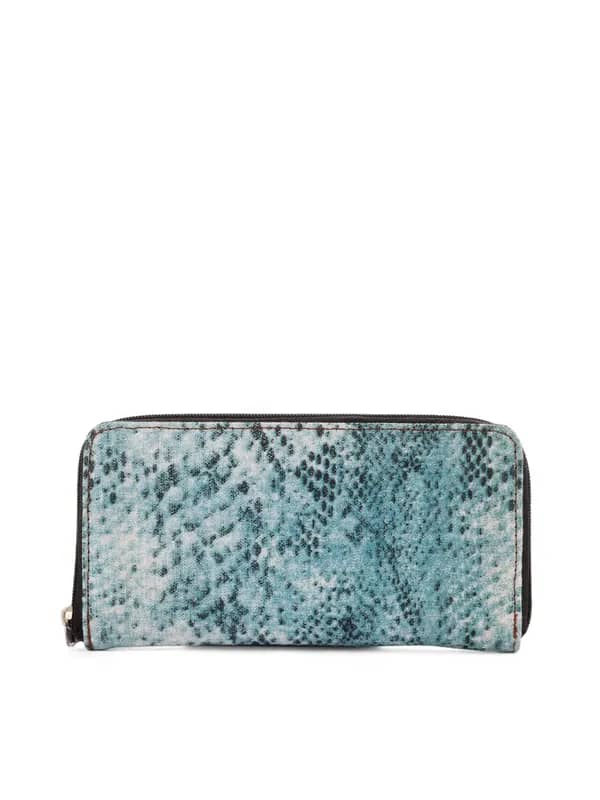 Spice Art Women Canvas Blue Wallet
