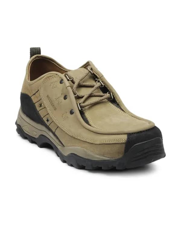 Woodland Men Olive Shoes