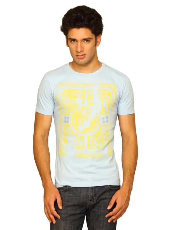 Wrangler Men's Concert Blue T-shirt