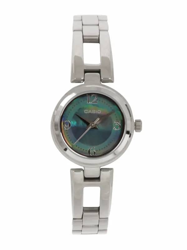 CASIO ENTICER Women Green Dial Analogue Watch A631