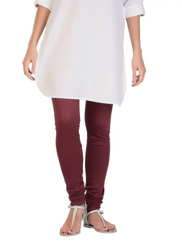 Aneri Women Rust Red Leggings