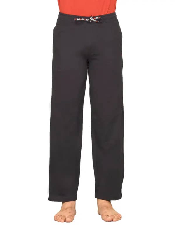 Urban Yoga Men's Bottom Black Track Pant