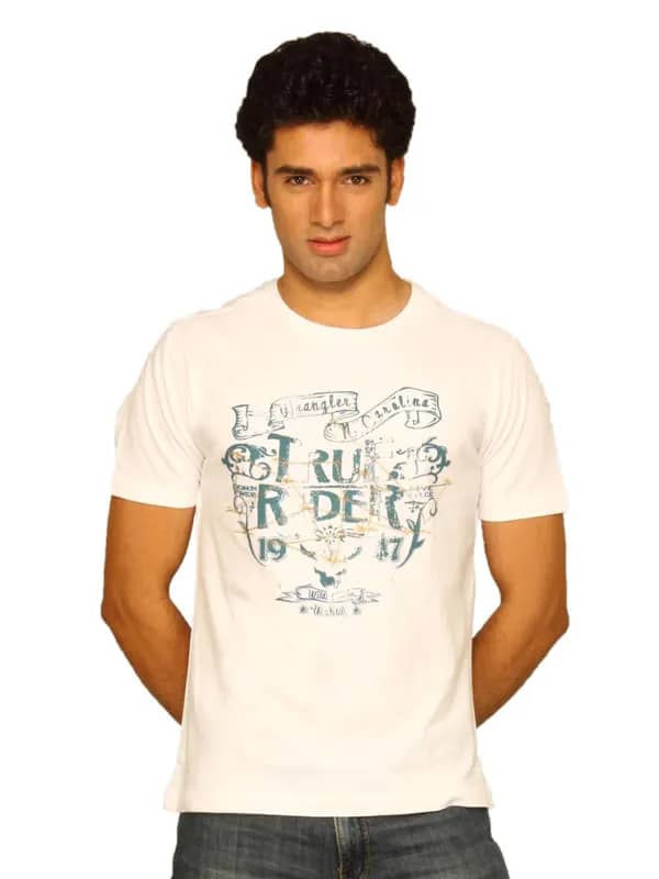 Wrangler Men's True Rider White T-shirt