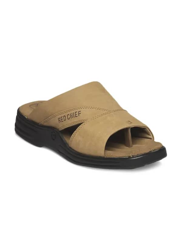 Red Chief Men Khaki Sandals