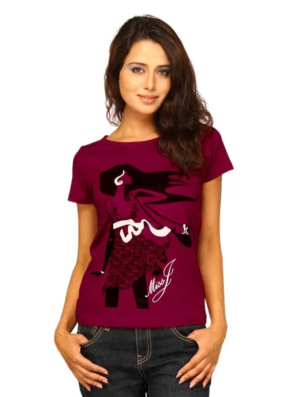 Jealous 21 Women's Pink Miss T-shirt