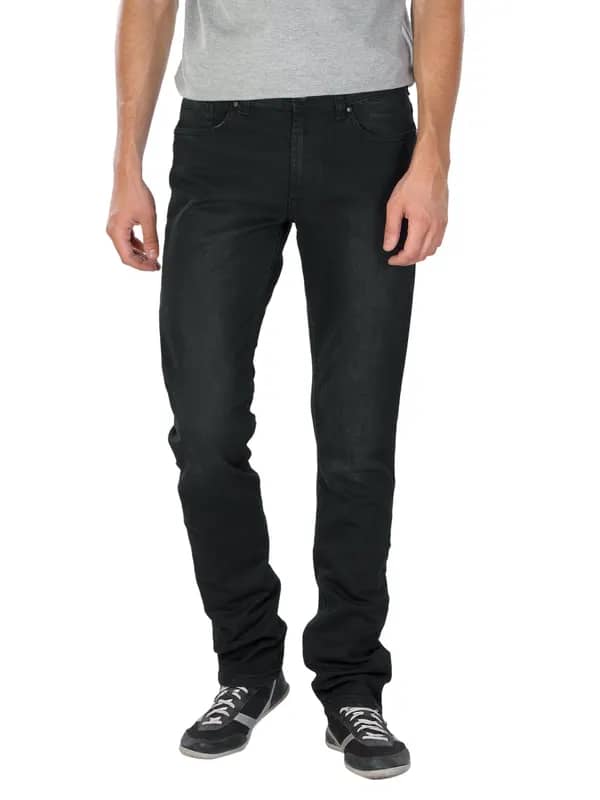 Peter England Men Party Black Jeans
