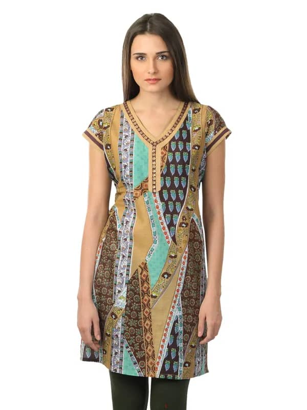 Diva Women Beige Kurti