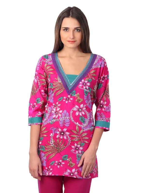 Diva Women Pink Kurti
