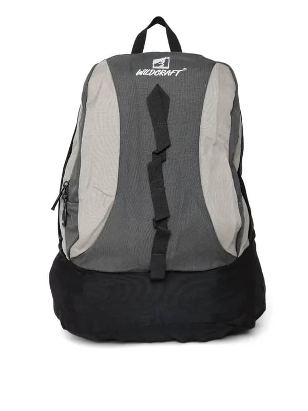 Wildcraft Unisex Grey & Black Backpack