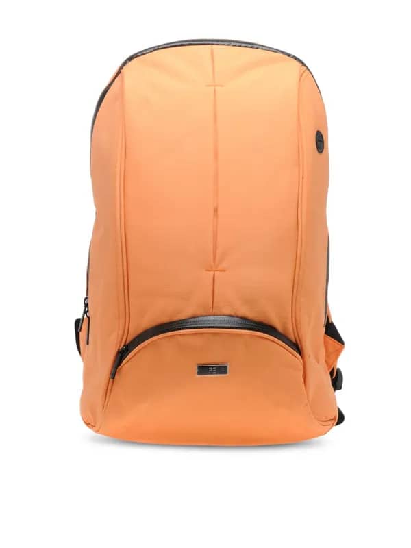 Peter England Unisex Orange Backpack