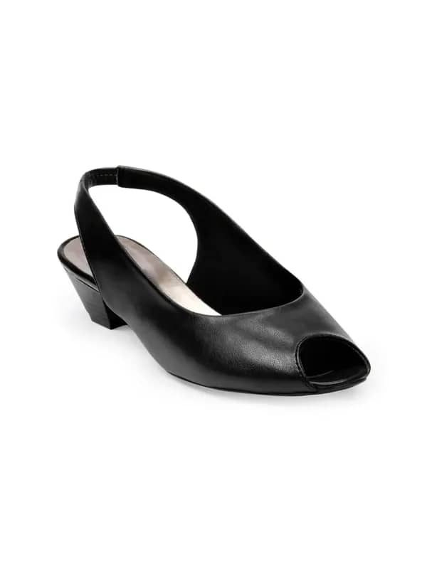 Catwalk Women Black Peep Toes