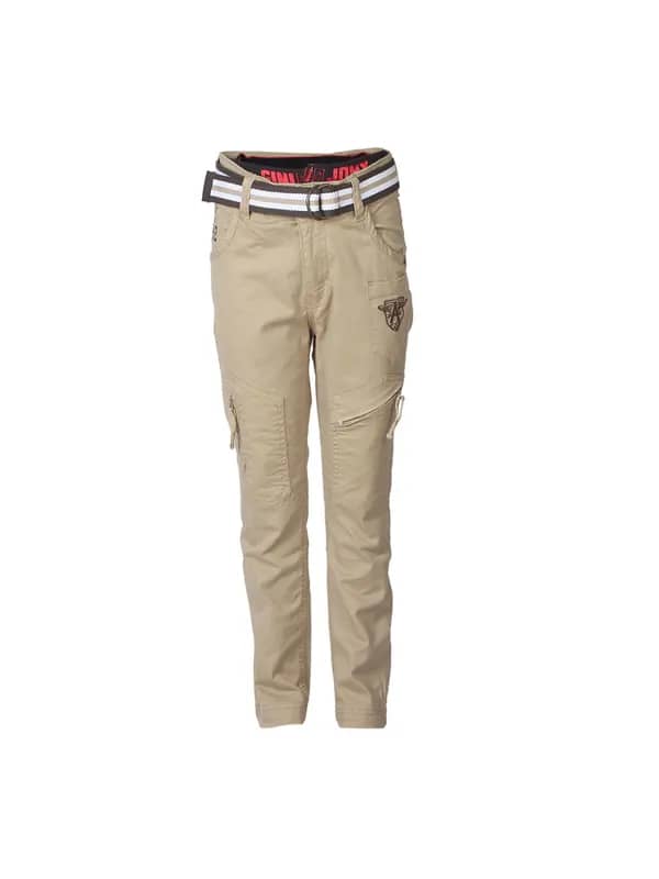 Gini Jony Boys Khaki Trousers