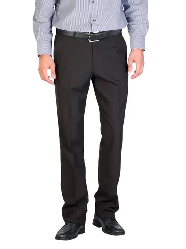 Peter England Men Brown Trousers