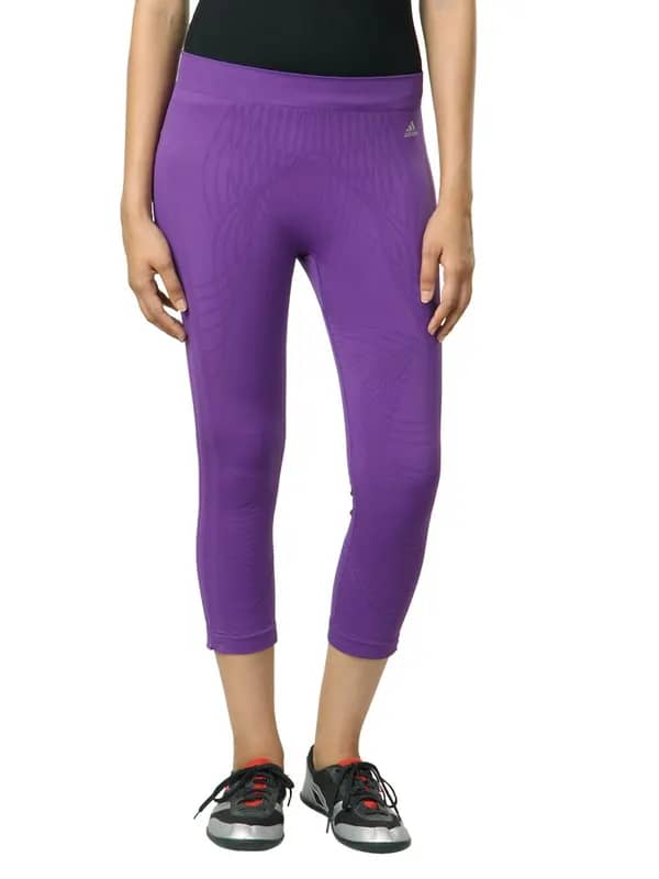 ADIDAS Women Purple Tights