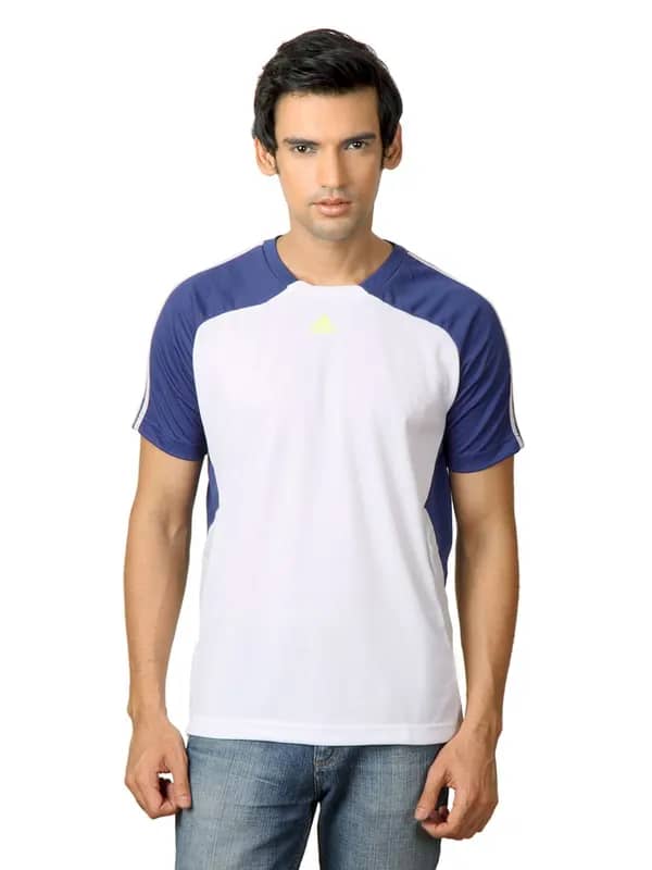 ADIDAS Men White T-shirt