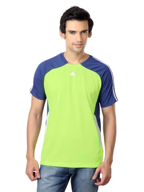 ADIDAS MenLime Green T-shirt